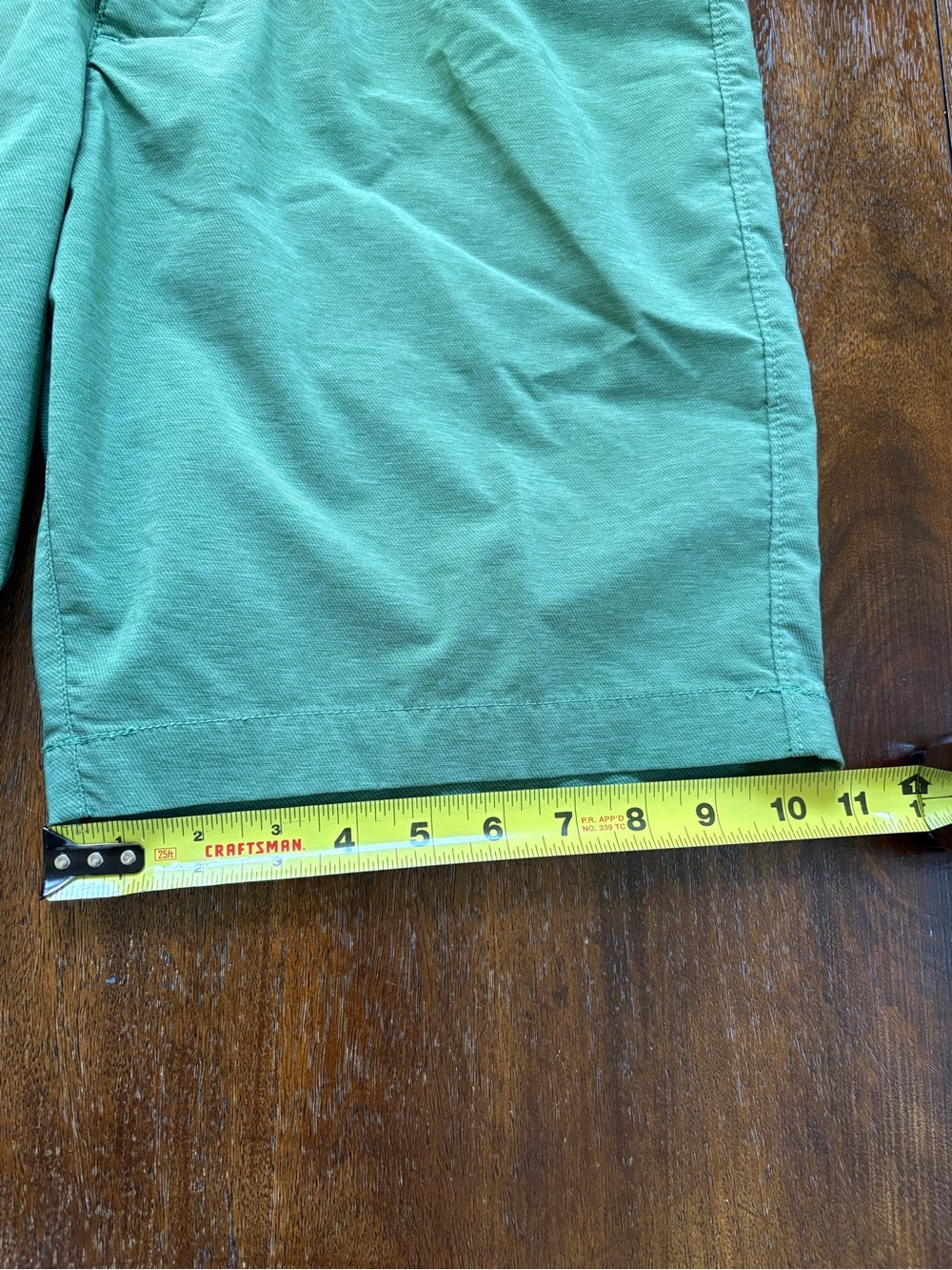 William Murray Straight Fit Green Men's Classic Golf Shorts 9” Inseam, Size 34 - Picture 9 of 13